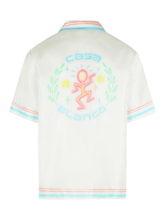 26SS 카사블랑카 반팔 셔츠 MSP26SH00301 White - CASABLANCA