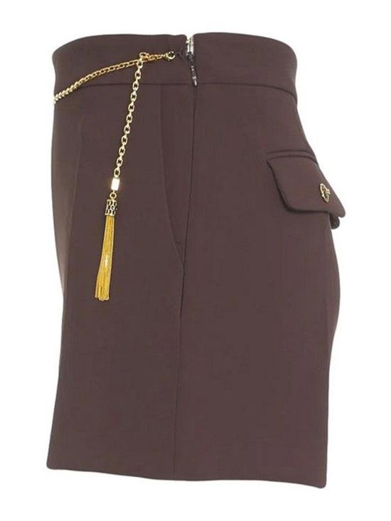 25FW 엘리자베타프랜치 숏팬츠 SH01757E2EA3 Brown - ELISABETTA FRANCHI