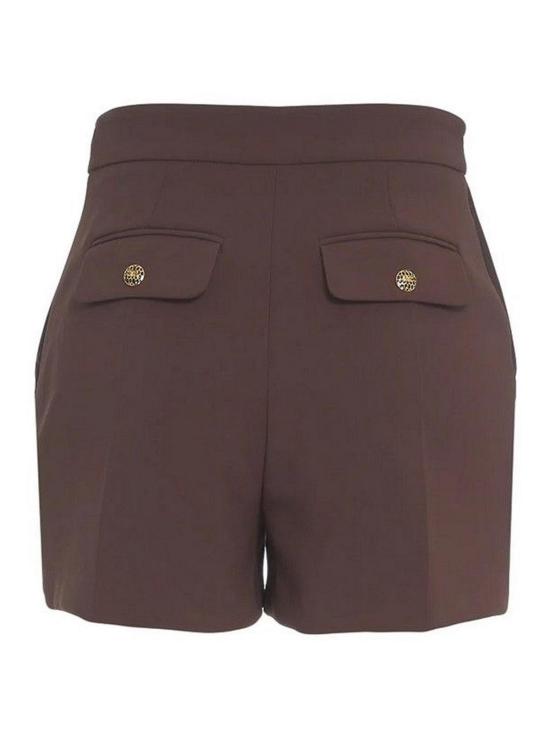 25FW 엘리자베타프랜치 숏팬츠 SH01757E2EA3 Brown - ELISABETTA FRANCHI