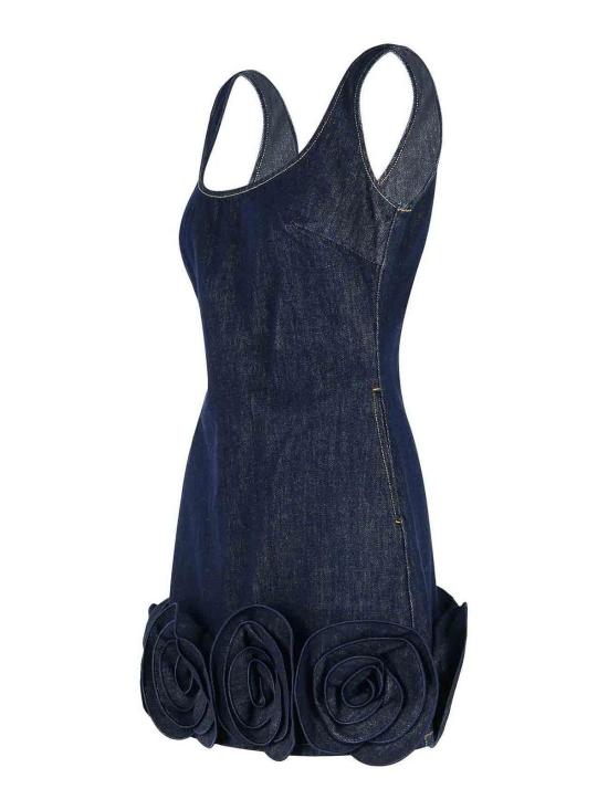 26SS 셀프 포트레이트 미디 스커트 RS26821SBLUE Blue - SELF PORTRAIT