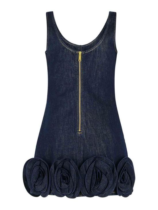 26SS 셀프 포트레이트 미디 스커트 RS26821SBLUE Blue - SELF PORTRAIT