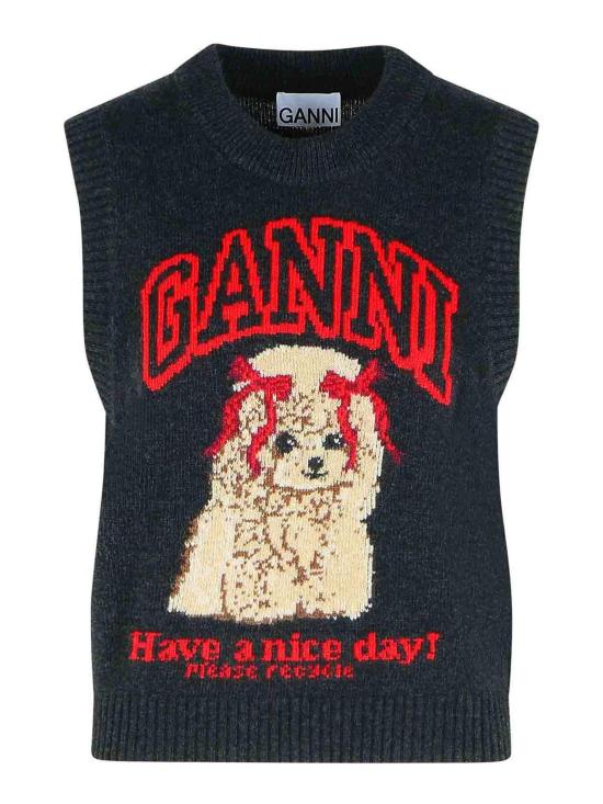  가니 베스트 A1070044052 Black