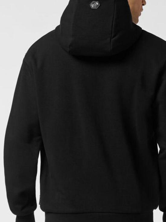 26FW 필립 플레인 후드 티셔츠 AAECMJB3870PTE003N0202 Black - PHILIPP PLEIN