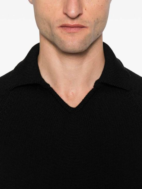 25FW 자노네 폴로 티셔츠 810302ZN286Z0015 Black - ZANONE