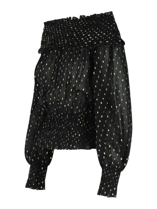 26SS 셀프 포트레이트 긴팔 티셔츠 RS26156TBLACK Black - SELF PORTRAIT