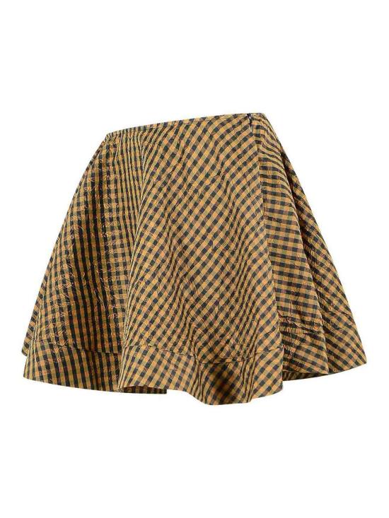 26SS 가니 미디 스커트 A1090074925 Brown - GANNI