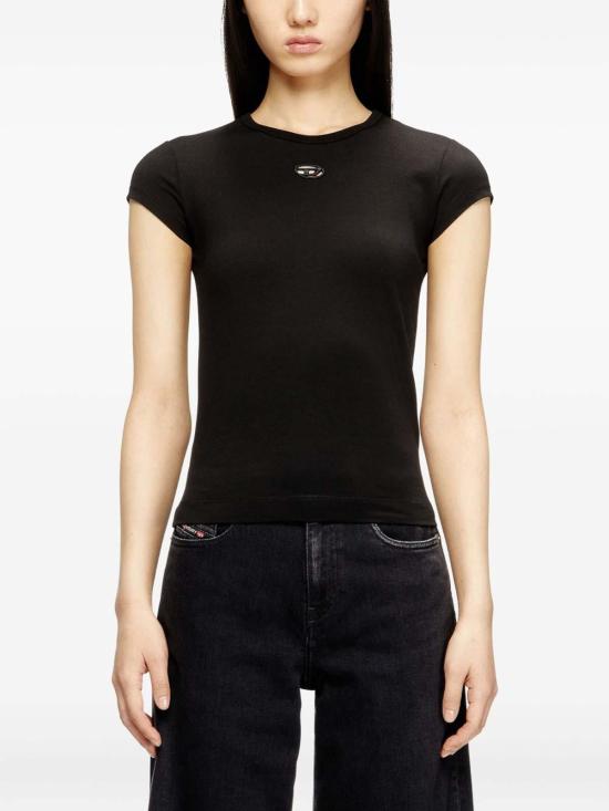  디젤 반팔 티셔츠 A199120AFAA9XX Black - DIESEL