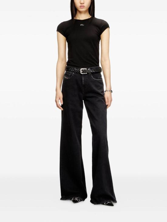  디젤 반팔 티셔츠 A199120AFAA9XX Black - DIESEL