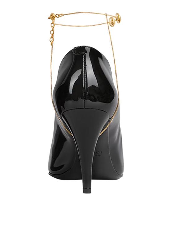 25FW 구찌 97 힐 펌프스 851419BNC001000 Black - GUCCI