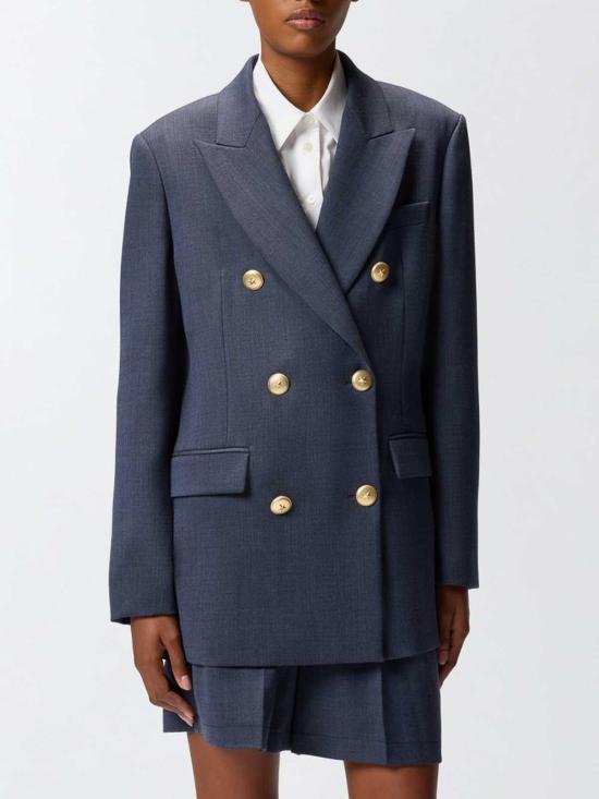 25FW 핑코 수트 자켓 1056172SNG02 Blue - PINKO