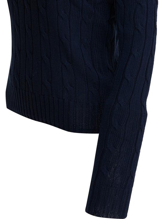 26SS 폴로 랄프로렌 폴로 자수 케이블 니트 스웨터 211971869008HUNTERNAVY - POLO RALPH LAUREN
