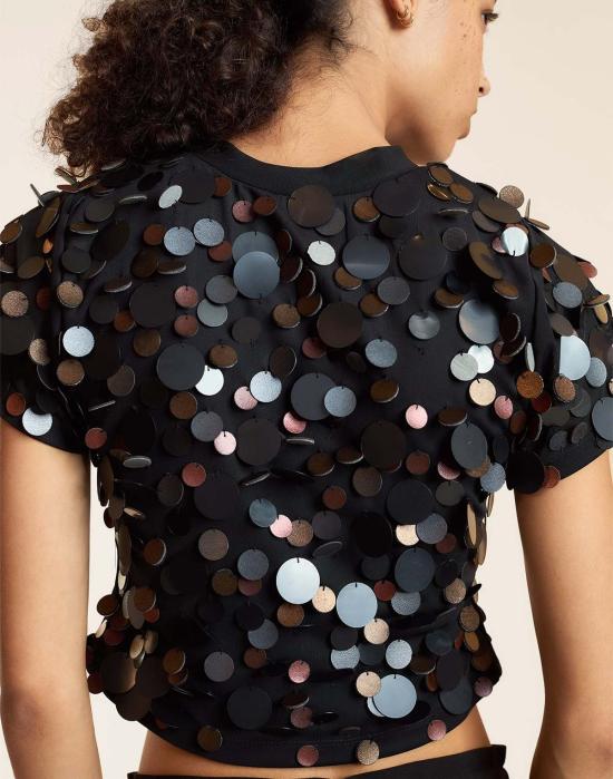  신시아 로리 셔츠 신시아 로울리 파올라 파이예트 탑 블랙 - CYNTHIA ROWLEY