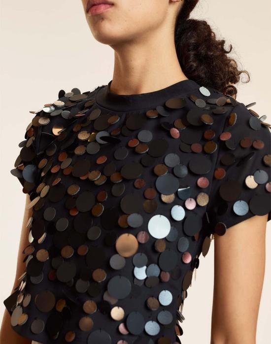  신시아 로리 셔츠 신시아 로울리 파올라 파이예트 탑 블랙 - CYNTHIA ROWLEY