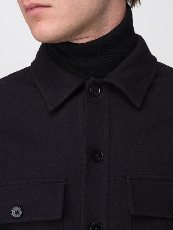 25FW 질샌더 긴팔 셔츠 J47DL0131J40182 001 Black - JIL SANDER