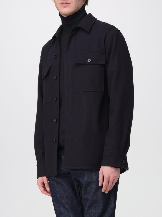 25FW 질샌더 긴팔 셔츠 J47DL0131J40182 001 Black - JIL SANDER