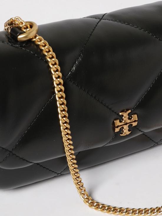 26SS 토리버치 키라 다이아몬드 퀄트 미니 플랩백 154710 001 Black - TORY BURCH