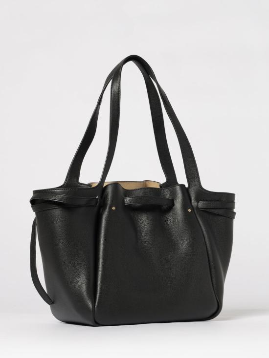 26SS 토리버치 에센셜 U 나일론 토트백 163388 001 Black - TORY BURCH