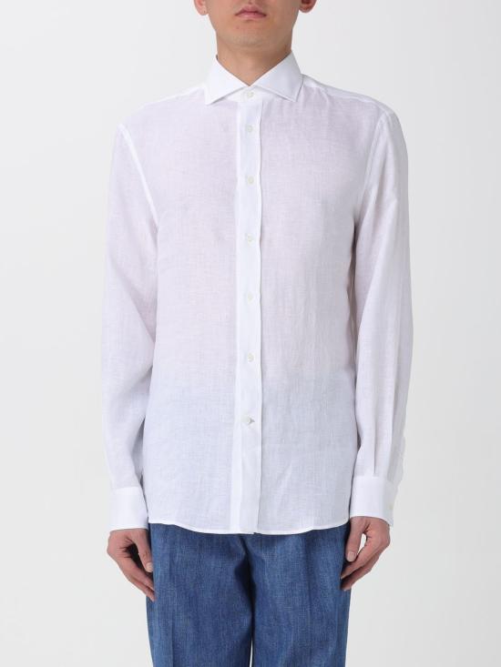 26SS 브루넬로 쿠치넬리 이지 핏 셔츠 MM6840627 C001 White