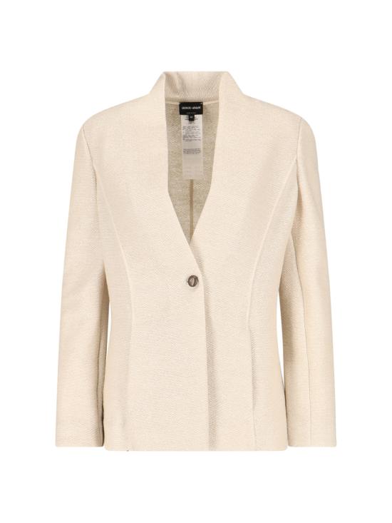 26SS 조르지오 아르마니 수트 자켓 GW003164 AF15651 U1009 White