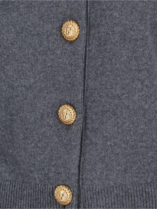 26SS 발망 가디건 GF1KL270KI87 9AY Grey - BALMAIN