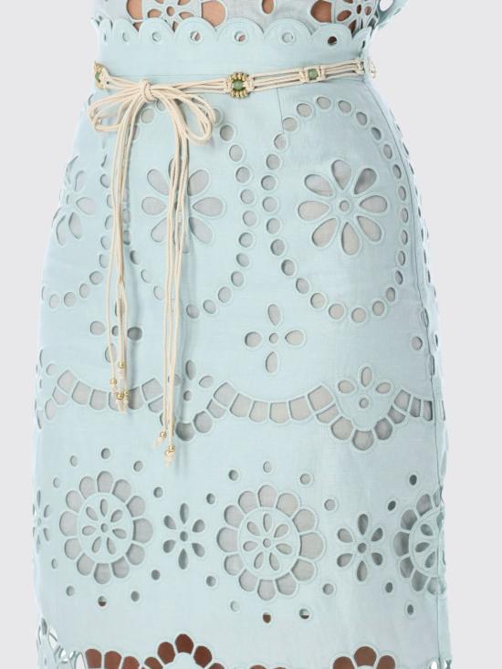 26SS 짐머만 롱 스커트 6179SRS261 MIT Green - ZIMMERMANN