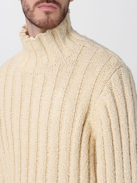 25FW 세퍼 스웨터 MFW25ACQUILES CHUNKY COTTON RIB Cream - SEFR