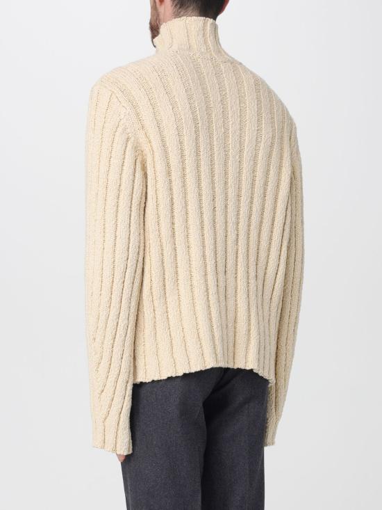 25FW 세퍼 스웨터 MFW25ACQUILES CHUNKY COTTON RIB Cream - SEFR