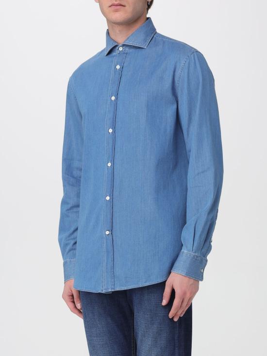 26SS 브루넬로 쿠치넬리 데님 셔츠 MR6830627 C001 Stone Bleached - BRUNELLO CUCINELLI