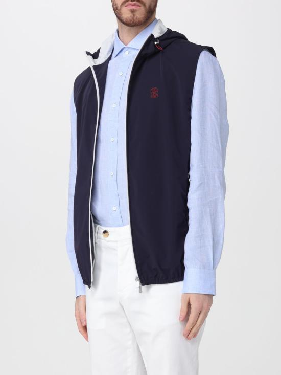 26SS 브루넬로 쿠치넬리 베스트 MM49A7450G C1086 Blue - BRUNELLO CUCINELLI