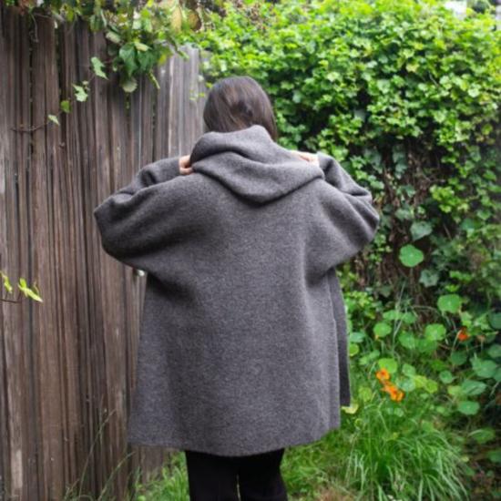  로렌 마누지안 코트 더블 페이스 - LAUREN MANOOGIAN