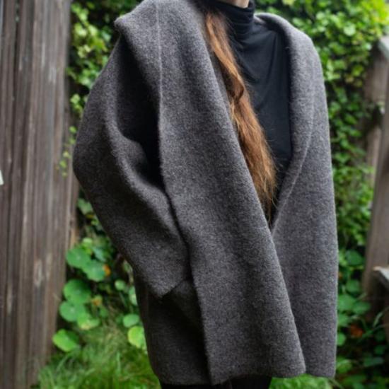  로렌 마누지안 코트 더블 페이스 - LAUREN MANOOGIAN