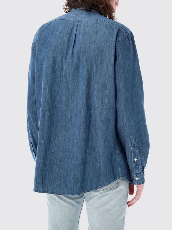 26SS 폴로 랄프로렌 포니로고 자수 데님 셔츠 710792043 001 Denim - POLO RALPH LAUREN