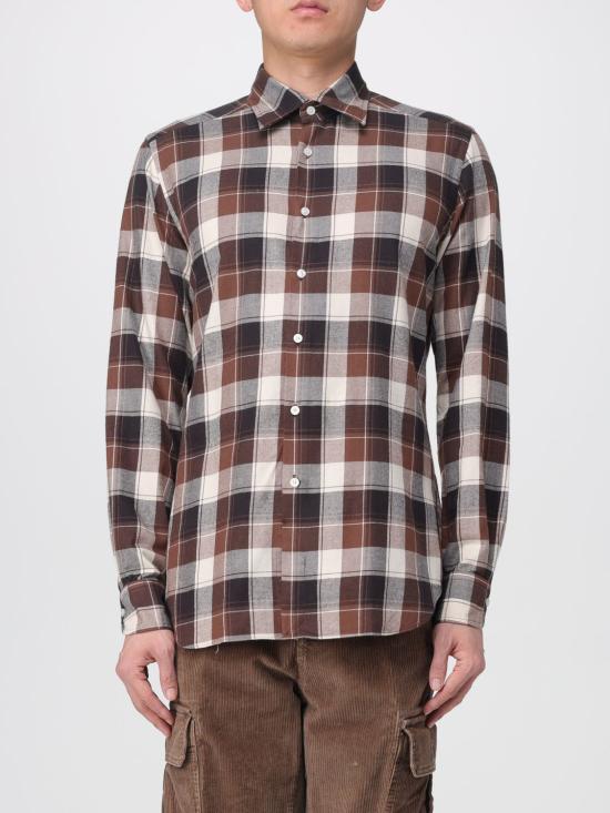 25FW 인코텍스 긴팔 셔츠 5XFB00G6506 620 Brown