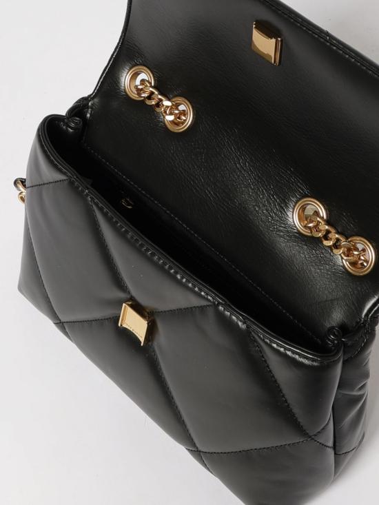 26SS 토리버치 스몰 키라 다이아몬드 퀼트 컨버터블 숄더백 154706 001 Black - TORY BURCH