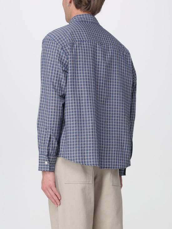 25FW Carrer 셔츠 BECK SNAP SHIRT BLUE CHECKS Blue - OTHER BRANDS