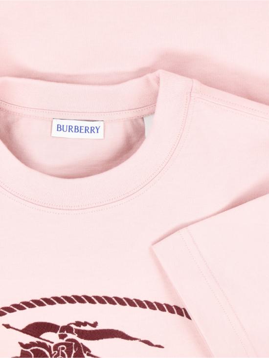 26SS 버버리 반팔 티셔츠 8110925 C2989 Pink - BURBERRY