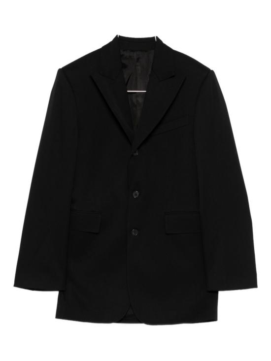 26SS 셀린느 다이애그널 울 콜론 재킷 RV15G092D 38NO BLACK