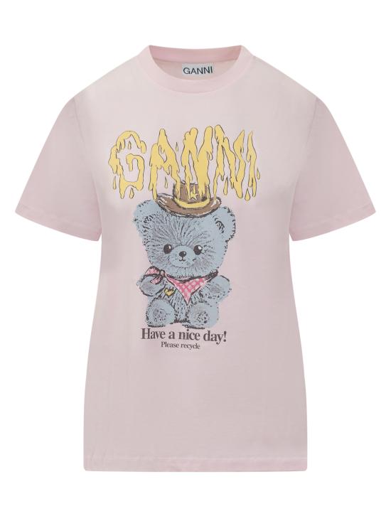 26SS 가니 반팔 티셔츠 A1050074 868 CHALK PINK