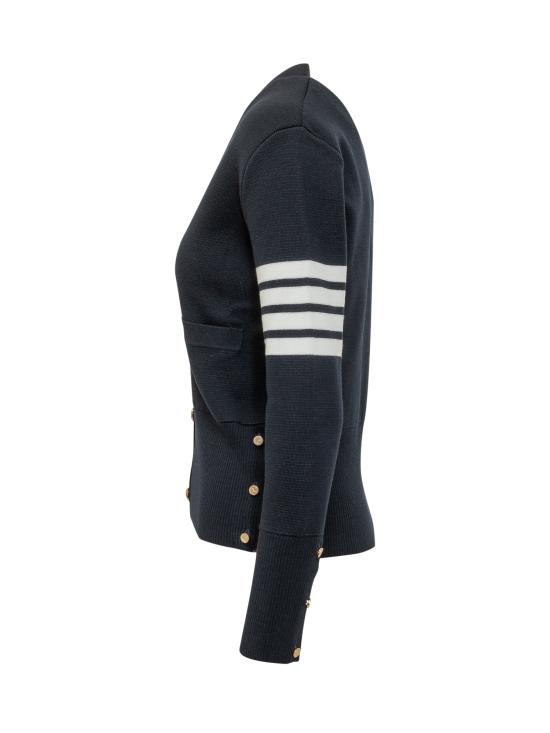 25FW 톰브라운 가디건 FKC207A00014 415 NAVY - THOM BROWNE