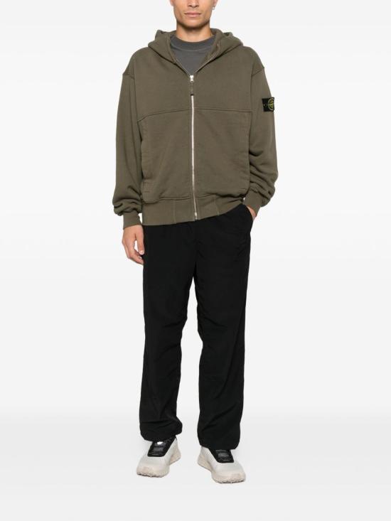 25FW 스톤 아일랜드 후드 티셔츠 K2S156100020S0210V0054 MILITARY GREEN DOM - STONE ISLAND