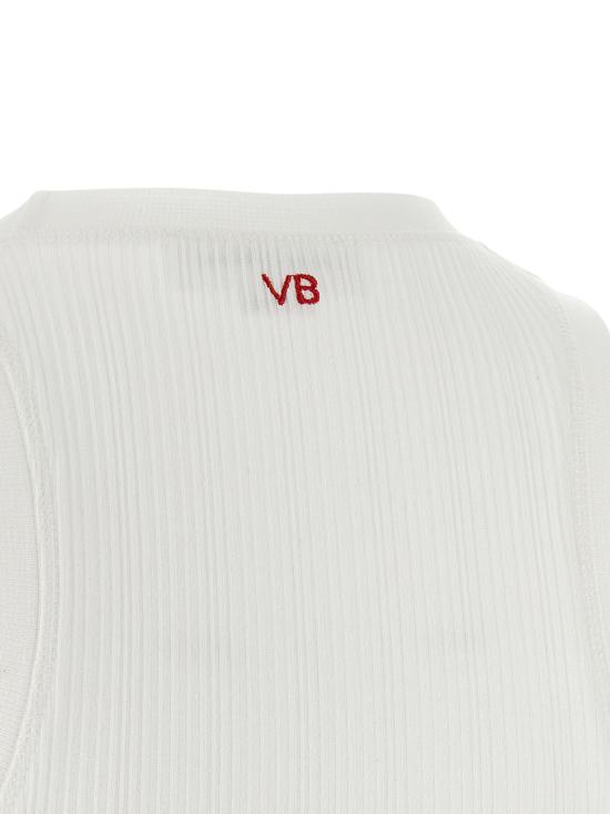 26SS 빅토리아 베컴 민소매 티셔츠 1126JTP007081AWHITE - VICTORIA BECKHAM