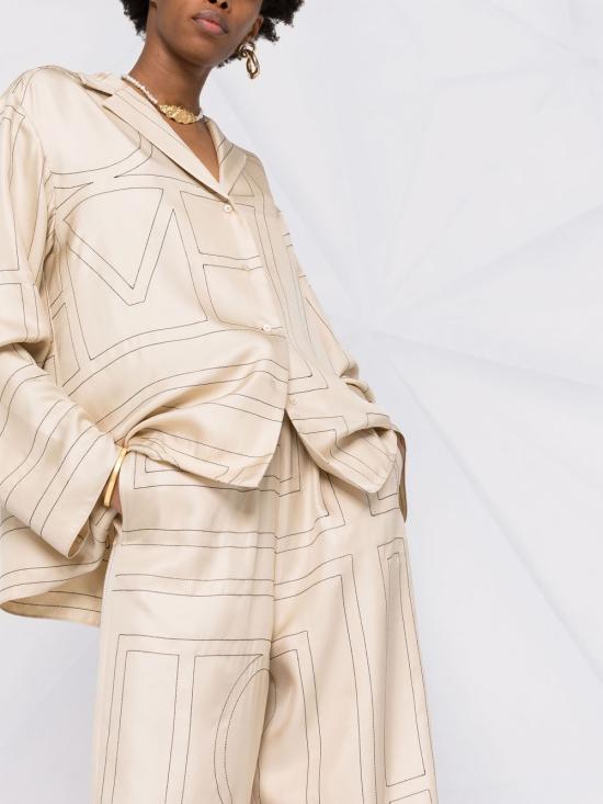 26SS 토템 스트레이트 팬츠 213255707 926 Ivory - TOTEME