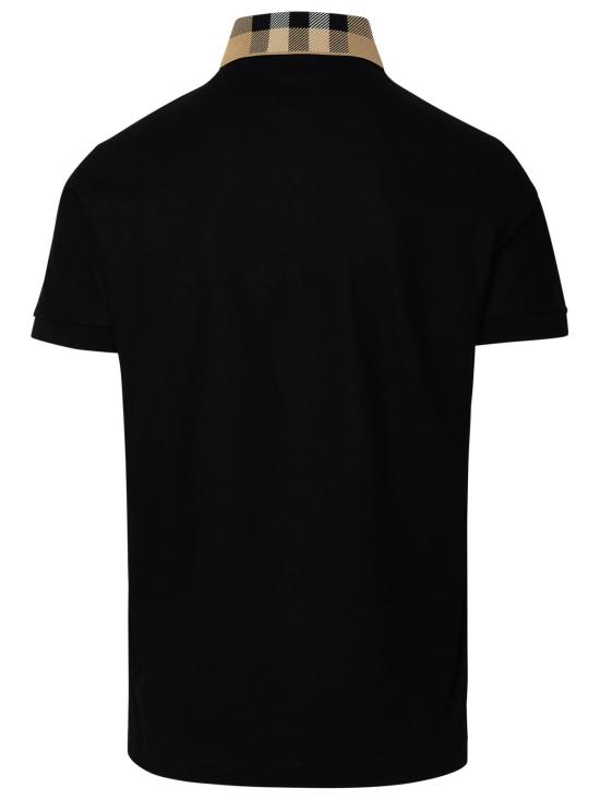26SS 버버리 코튼 폴로 셔츠 8071620 A1189 BLACK - BURBERRY