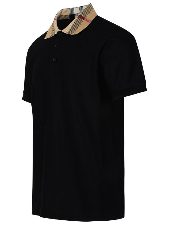 26SS 버버리 코튼 폴로 셔츠 8071620 A1189 BLACK - BURBERRY