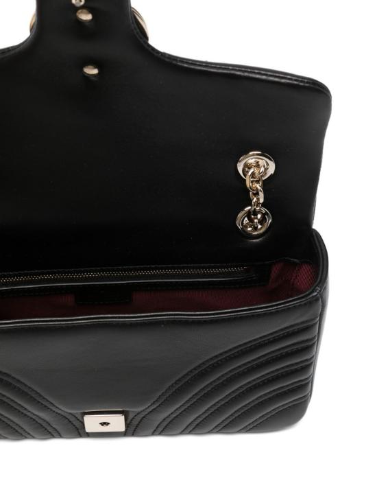 26SS 구찌 GG 마몽 미디엄 숄더백 837267 AAE381000 Black - GUCCI
