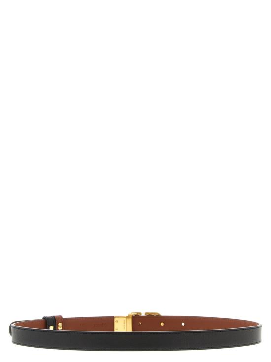 26SS 발렌티노 가라바니 V로고 시그니처 리버서블 샤이니 카프스킨 레귤러 벨트 W2T0SU8IYRDRN - VALENTINO GARAVANI