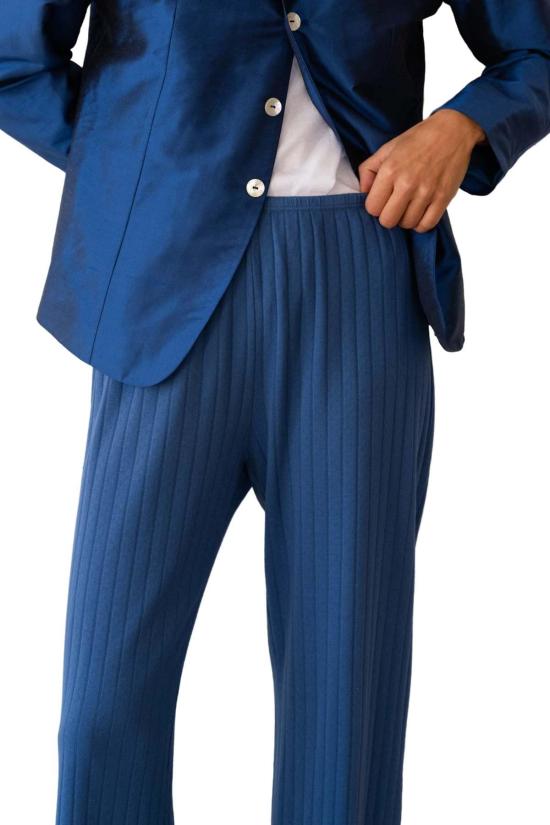  도니 크롭 팬츠 . 포인텔 심플  블루베리 - DONNI.