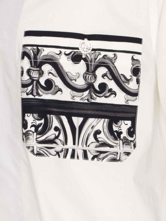 25FW 돌체앤가바나 반팔 셔츠 G5NO5TFI5JGHX5DQ White - DOLCE & GABBANA