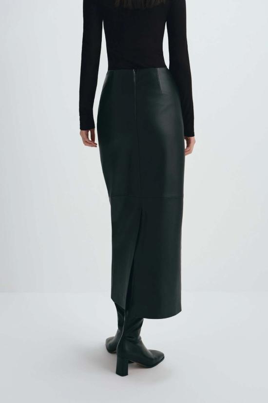  소피 루 미디 스커트 아나이스 가죽 - SOPHIE RUE