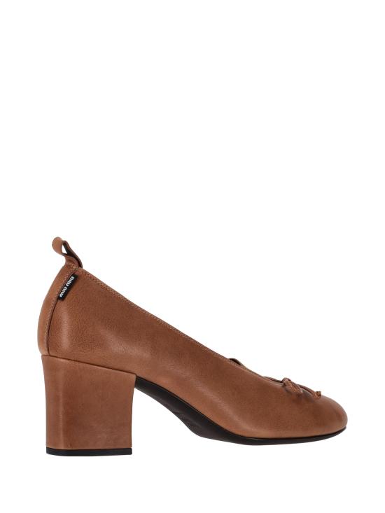 25FW 미우미우 힐/펌프스 5I551EFA065038 F098L CARAMEL - MIU MIU